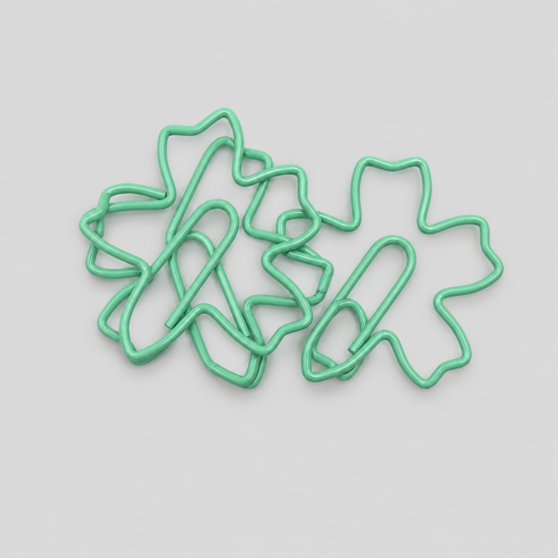 Colorful Blossom Paper Clips Set