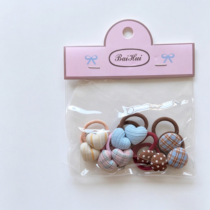 Plush Ball Elastic Hair Ties
