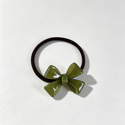 Acetate Bow Hair Elastic Hair Tie