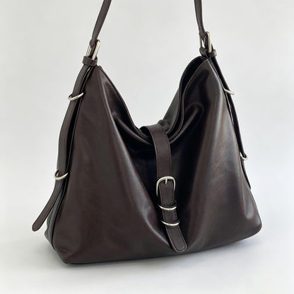 Gathered Ring Hobo Bag