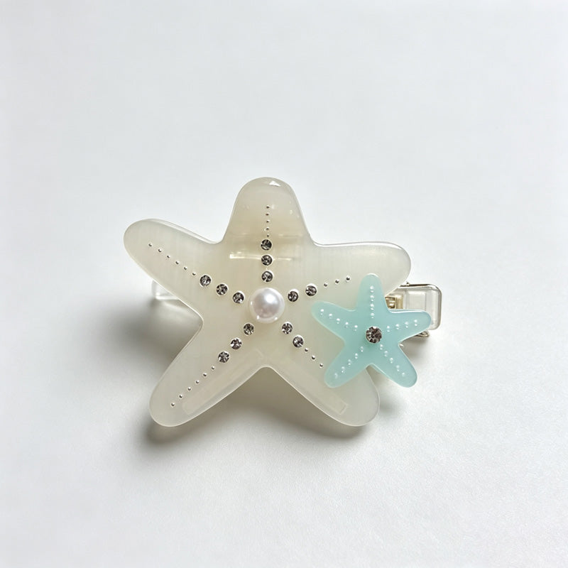 Ocean Star Conch Acrylic Hair Claw