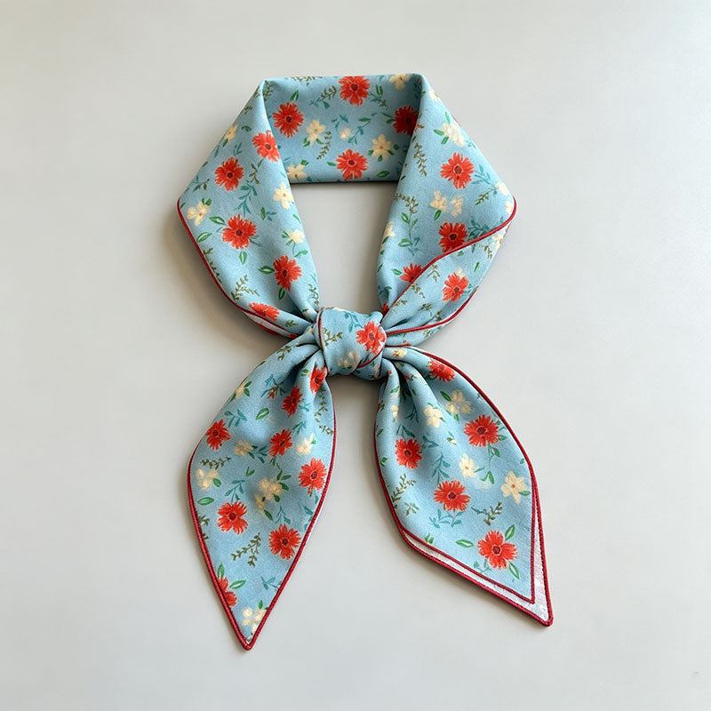 Printed Neck Head Square Scarf
