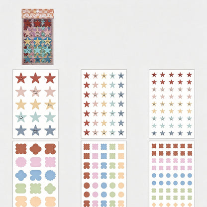 PET Mood Label Sticker Sheets