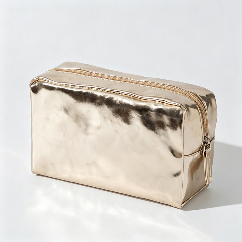 PU Zipper Cosmetic Pouch