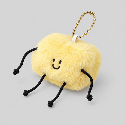 Funny Butter Soft Keychain Bag Charms