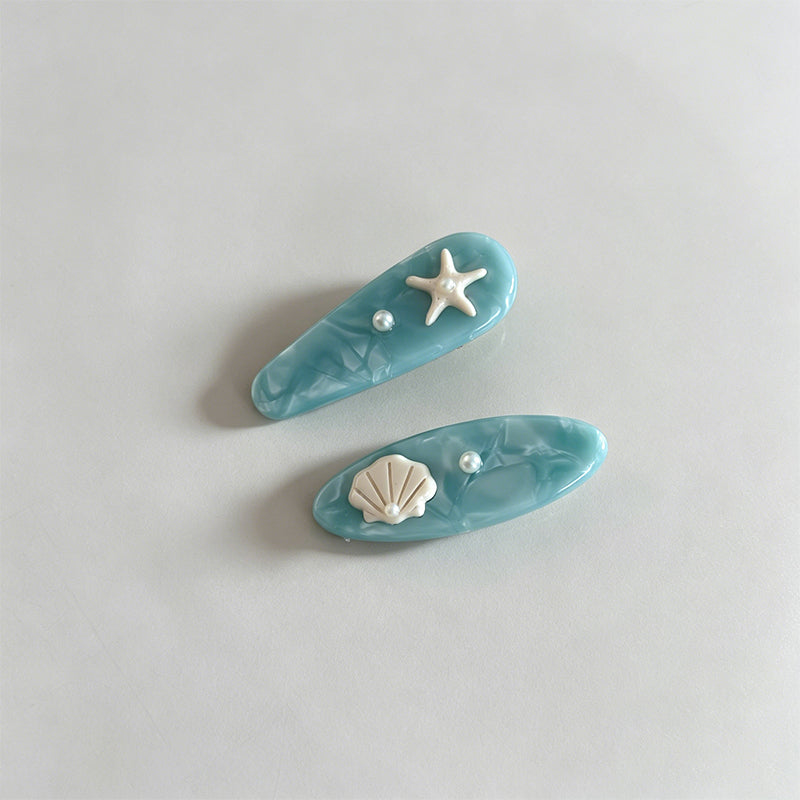 Elegant Sea Blue Starfish Side - Shopdayla Wholesale - #1378