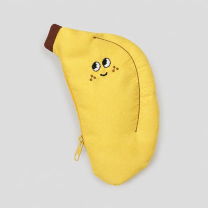 Banana Character Zip Pouch