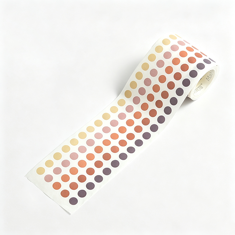 Color Dot Tape Circle Stickers