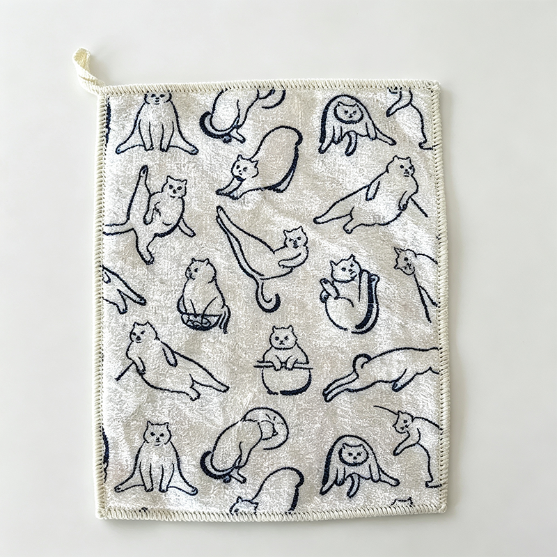Cat Pattern Dish Cloth