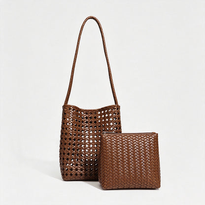 Hollow Woven Shoulder Bag