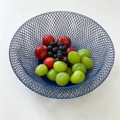 Blue Mesh Serving Bowl