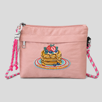 Embroidered Mini Square Phone Crossbody Bags
