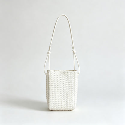 Woven Phone Divider Crossbody