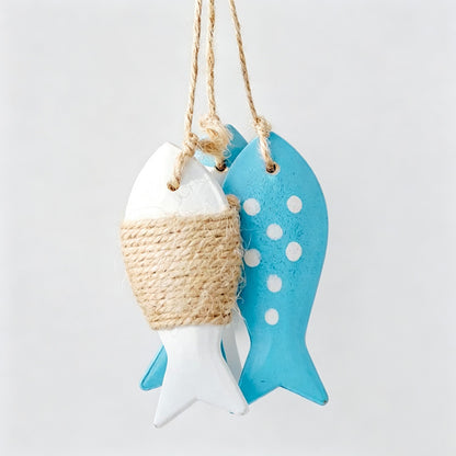 Wooden Fish Hanging Wall Ornament