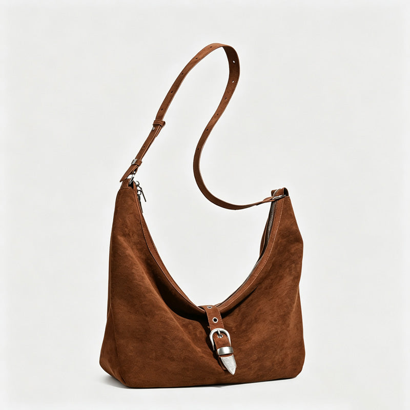 Metallic Slouch Shoulder Bag