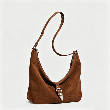 Metallic Slouch Shoulder Bag