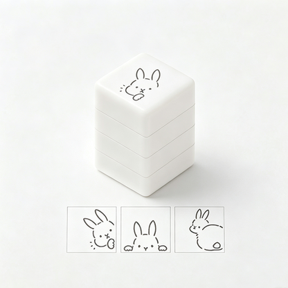 3‑in‑1 Animal Self‑Inking Stamp