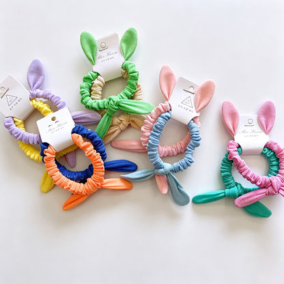 Bunny Ear Elastic Hair Ties