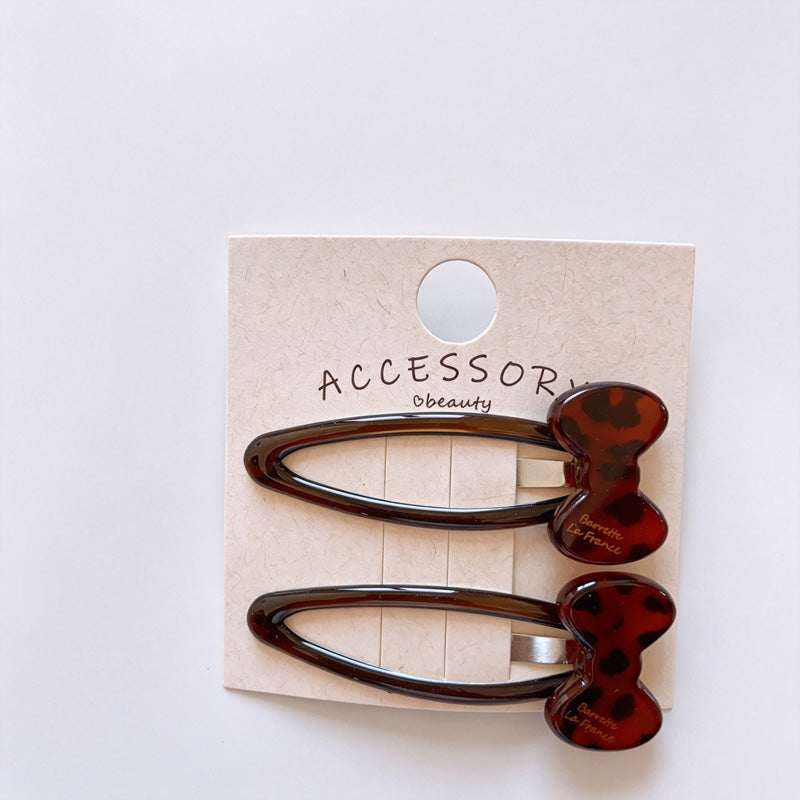 Tortoiseshell Acetate BB Hair Clips