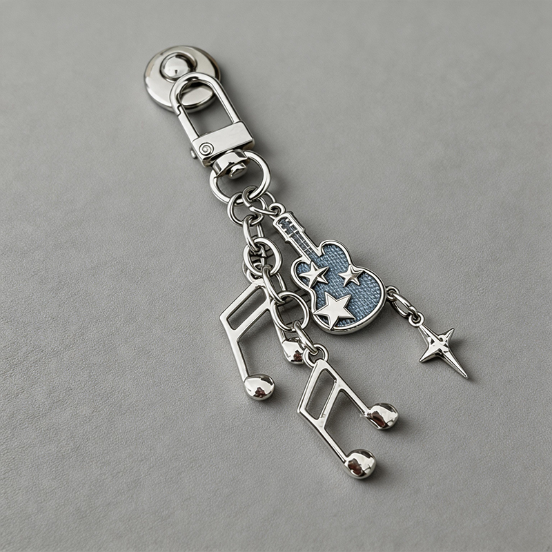 Music Note Guitar Keychain Pho - Shopdayla Wholesale - #3618