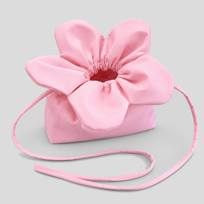 Flower Bucket Crossbody Shoulder Bag