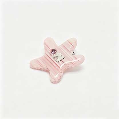 Starfish Shape Rhinestone Hair Clip