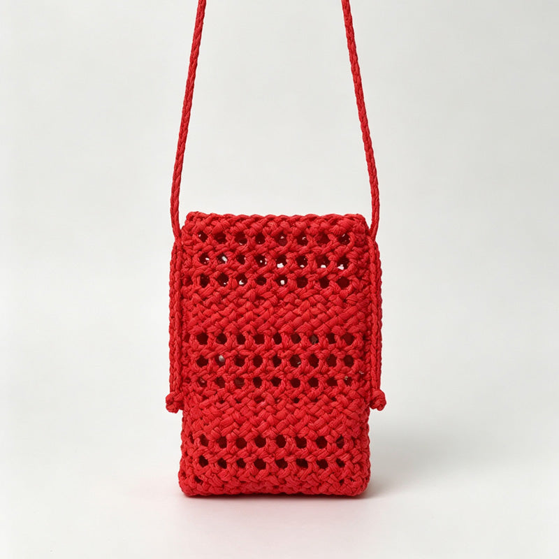 Cutout Phone Crossbody Bag