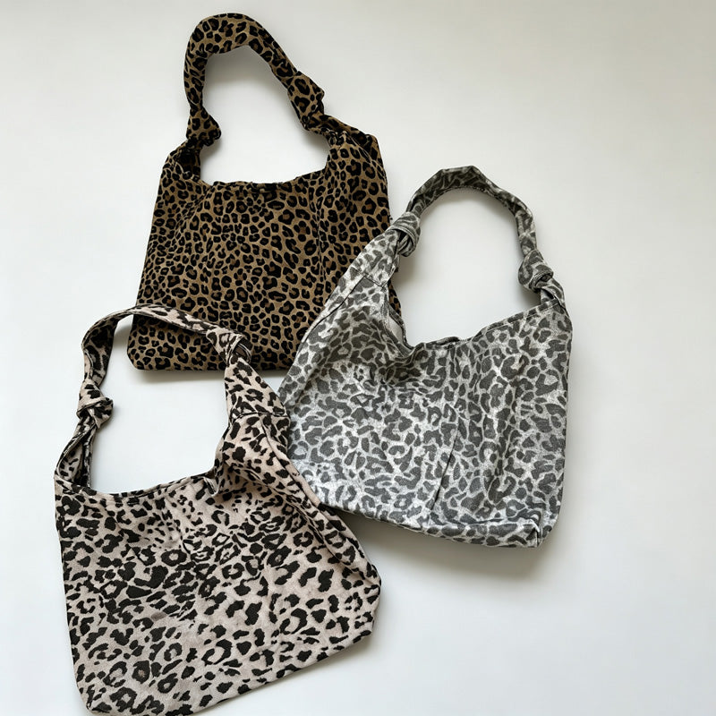 Leopard Print Market Tote
