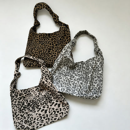 Leopard Print Market Tote