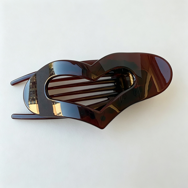 Heart Shape Hollow Hair Claw Clip