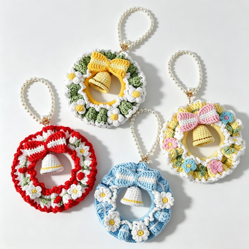 Floral Wreath Hanger Charm