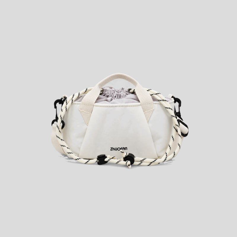 Drawstring Crossbody Handle Bag