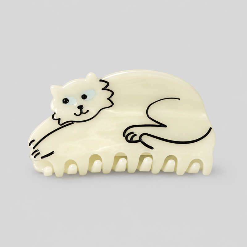Cat Animal Shape Hair Claw Clip