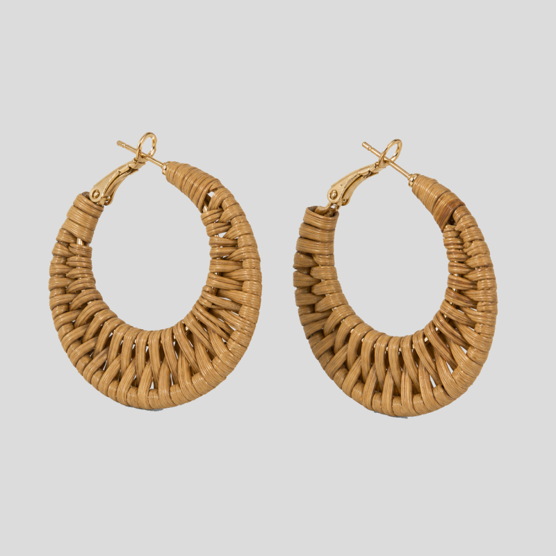 Woven Hoop Earrings