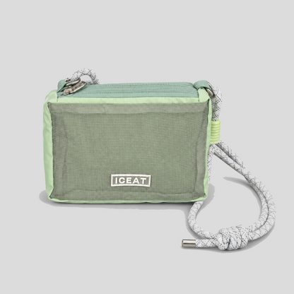 Square Mini Zipper Crossbody Bag