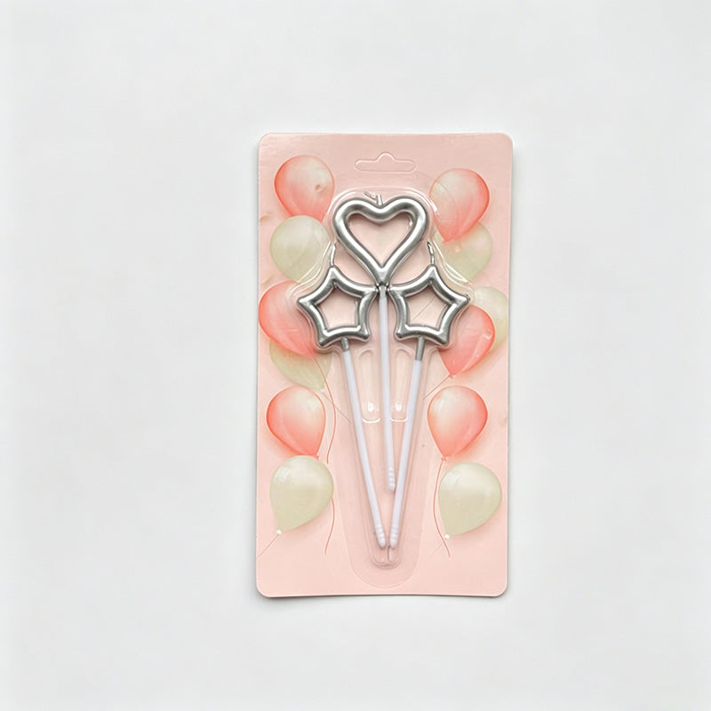 Hollow Heart & Star Birthday C - Shopdayla Wholesale - #2818