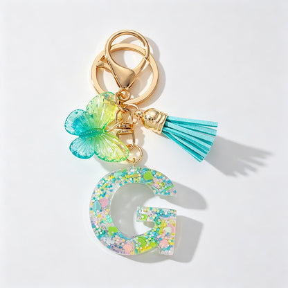 26 Letters Resin Butterfly Cha - Shopdayla Wholesale - #2946