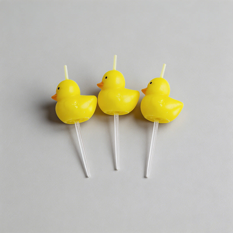 Cute Duck-Shaped Birthday Cand - Shopdayla Wholesale - #9378
