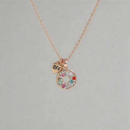 Sparkle Donut BFF Friendship N - Shopdayla Wholesale - #3250