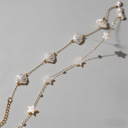 Mother-of-Pearl Dainty Gold Br - Shopdayla Wholesale - #3218