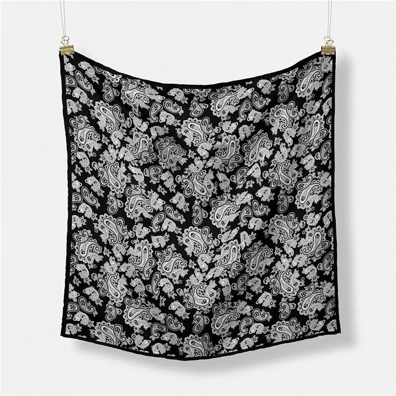 Vintage Paisley Print Square S - Shopdayla Wholesale - #7634