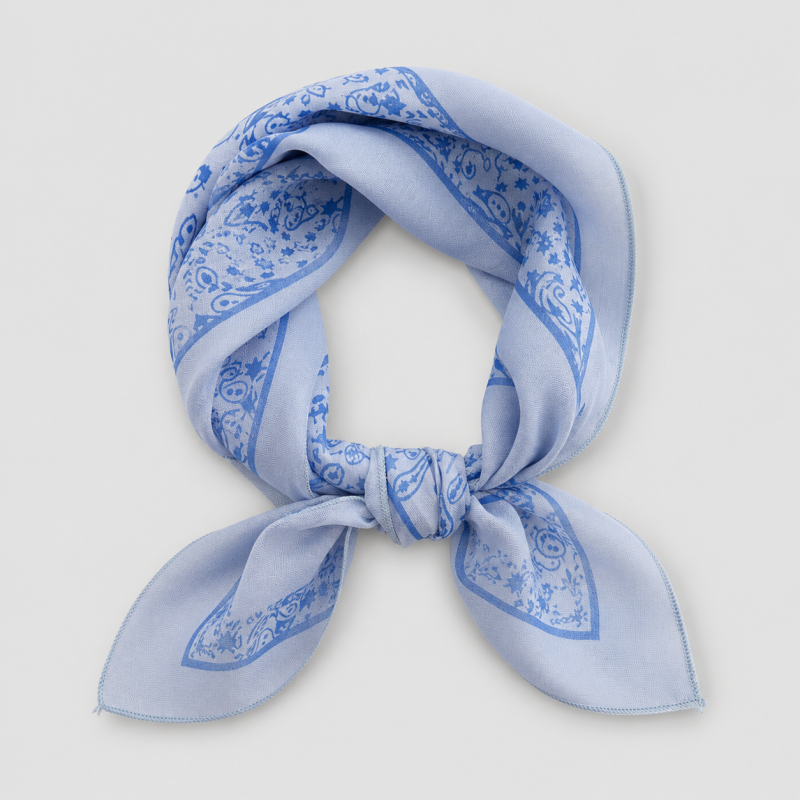 Simple Polka‑Dots Square Scarf - Shopdayla Wholesale - #8162