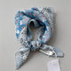 Blue Floral / One Size