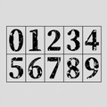 Vintage Number & Letter Wooden - Shopdayla Wholesale - #8978