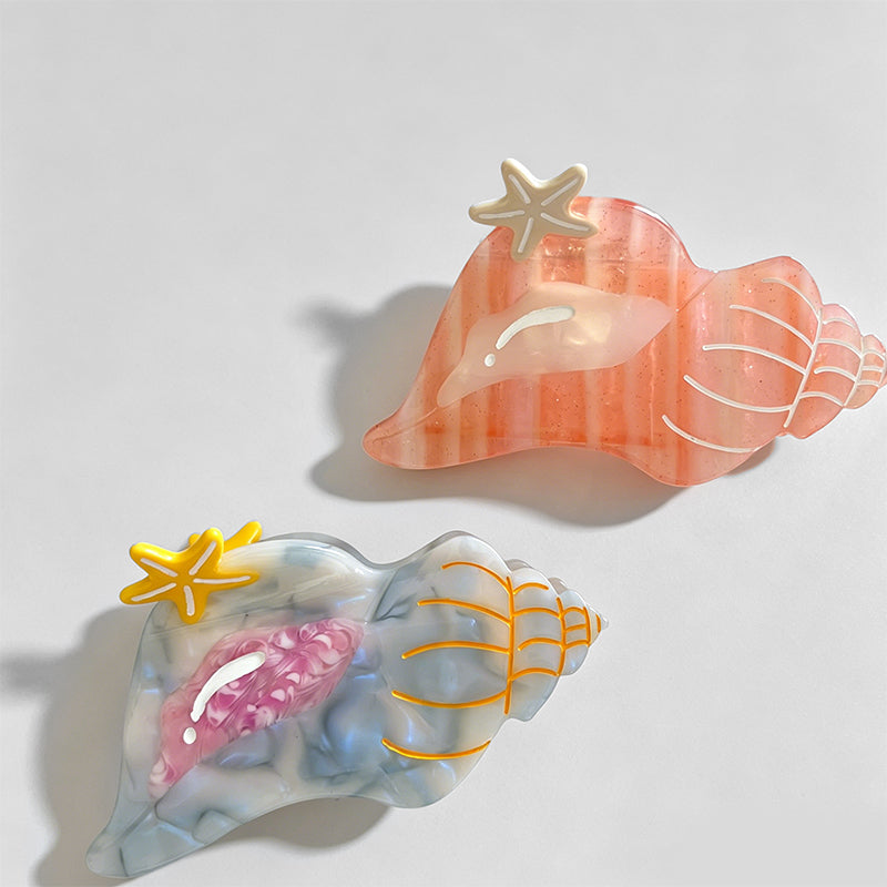 Whimsical Ocean Conch Shaped H - Shopdayla Wholesale - #1378