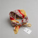Yellow and Red Floral / One Size