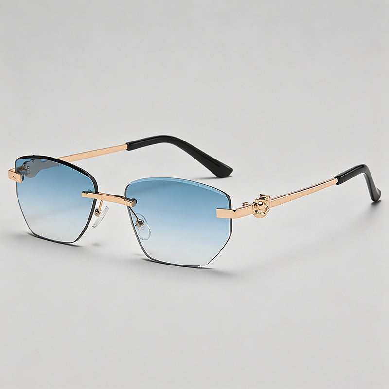 Rimless Cut-Edge Gradient Sung - Shopdayla Wholesale - #6402