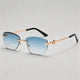 Gold Frame / Gradient Blue Lens / One Size