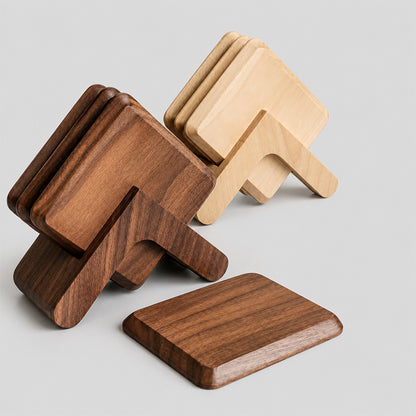Wooden Coaster Stand - Shopdayla Wholesale - #8594