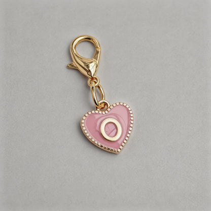 Heart Initial Keychain Charm - Shopdayla Wholesale - #9186